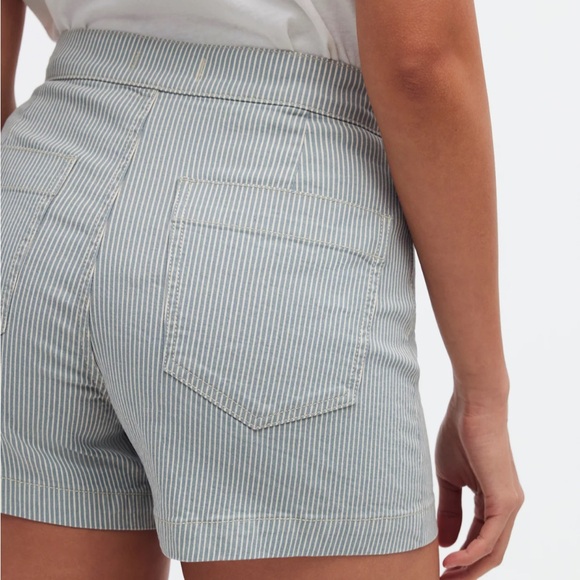 Madewell The Denim Emmett Short in Yarn-Dyed Stripe: Welt Pocket Edition NWT - Picture 5 of 10
